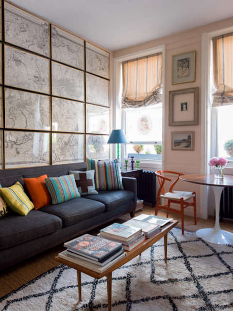  A sitting room, London: