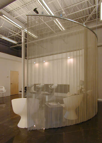  Escape Day Spa: The client and architect, each new to the building type, shared a collaborative and creative relationship which resulted in an inspired and tranquil place enjoyed by many. The upstairs Salon is spacious and light. Downstairs, the Spa offers a quiet, darkened setting for a meditative yet sensual experience.