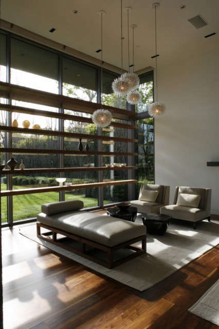  Living room: Living room, secondary seating arrangement Photo: Art Gray
