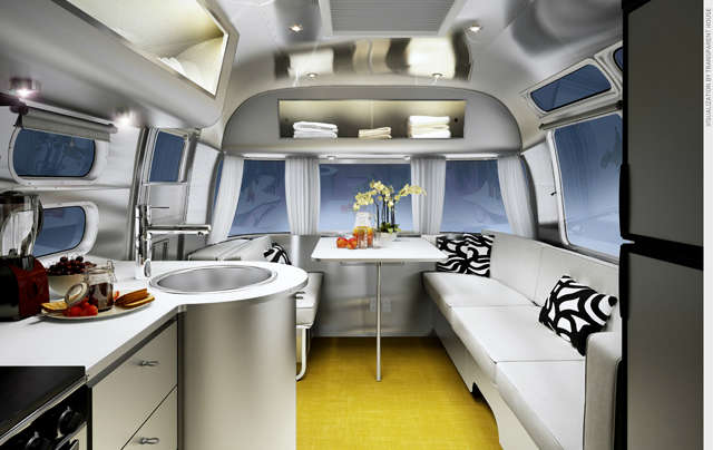  Airstream Sterling: The newest production interiors for Airstream. Photo: Christopher C. Deam