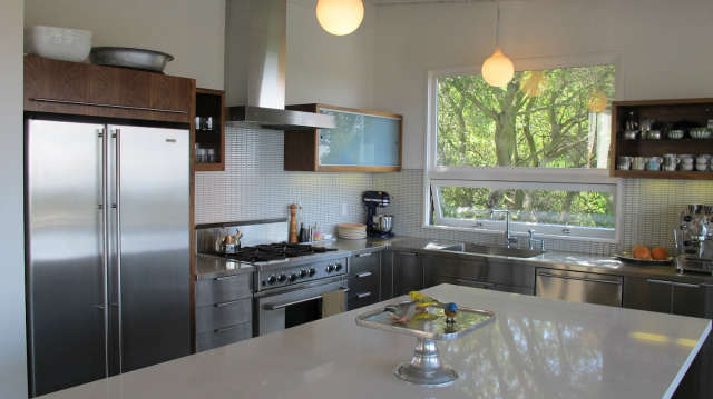  Hillside Modern House, kitchen detail