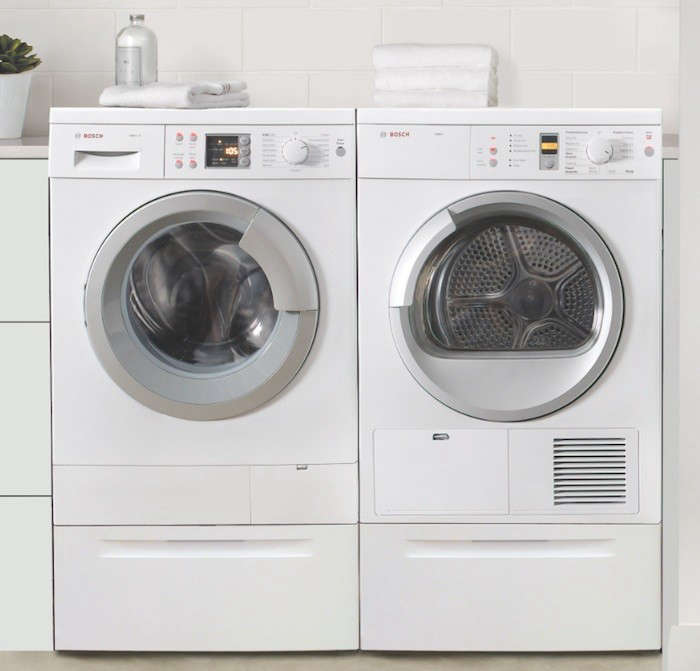 Little Giants: Compact Washers and Dryers: Remodelista Bosch Stainless Steel Washer Dryer