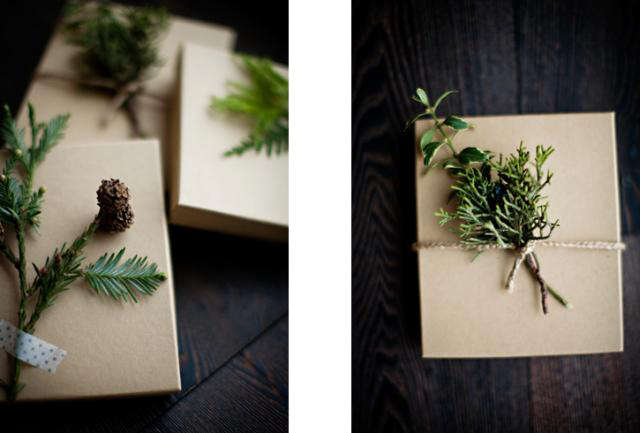 More evidence. Photographs via Sunday Suppers from 7 Quick Fixes: Holiday Gift Wrap.
