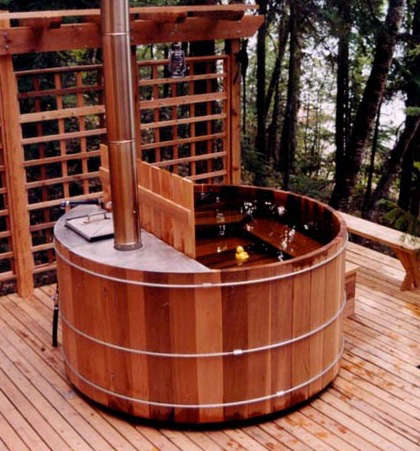 Wood-Fired Hot Tubs: Remodelista
