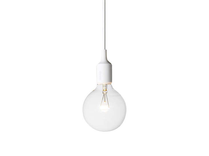 white-muuto-pendant-bulb-light-remodelista