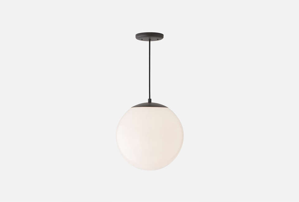 10 Easy Pieces: Opaque Globe Pendant Lights
