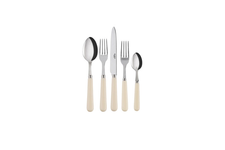 the sabre paris pop unis 5 piece place setting in khaki is currently on sale fo 33