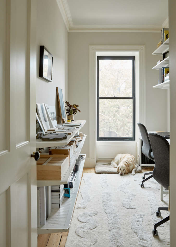 Home office of architect Jess Thomas and director-producter Hagan Hinshaw. Kate Sears photo.