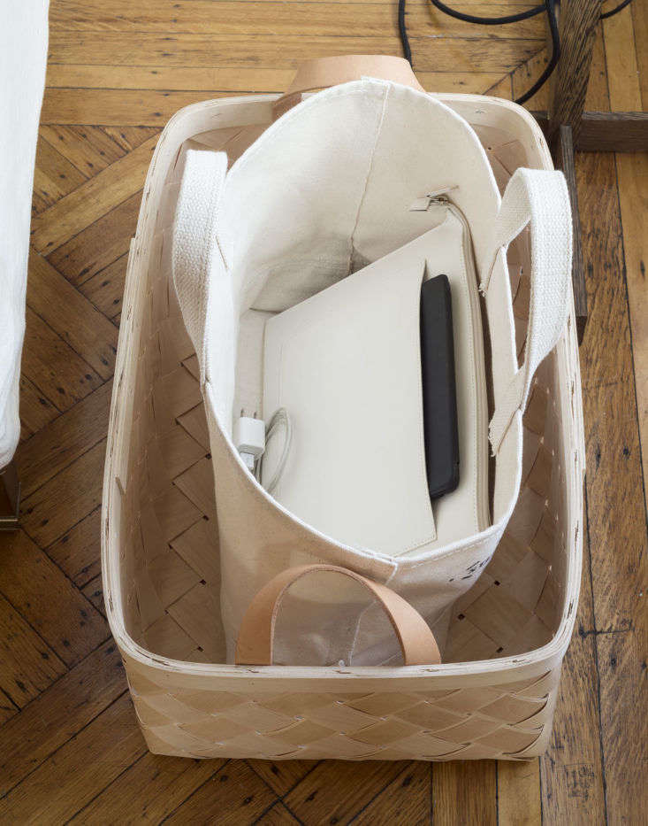 Tech in Tote, Photo by Matthew Williams for The Organized Home