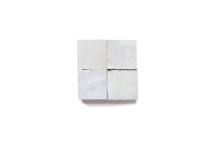  zellige terracotta weathered tile in white—four subtly different s 21