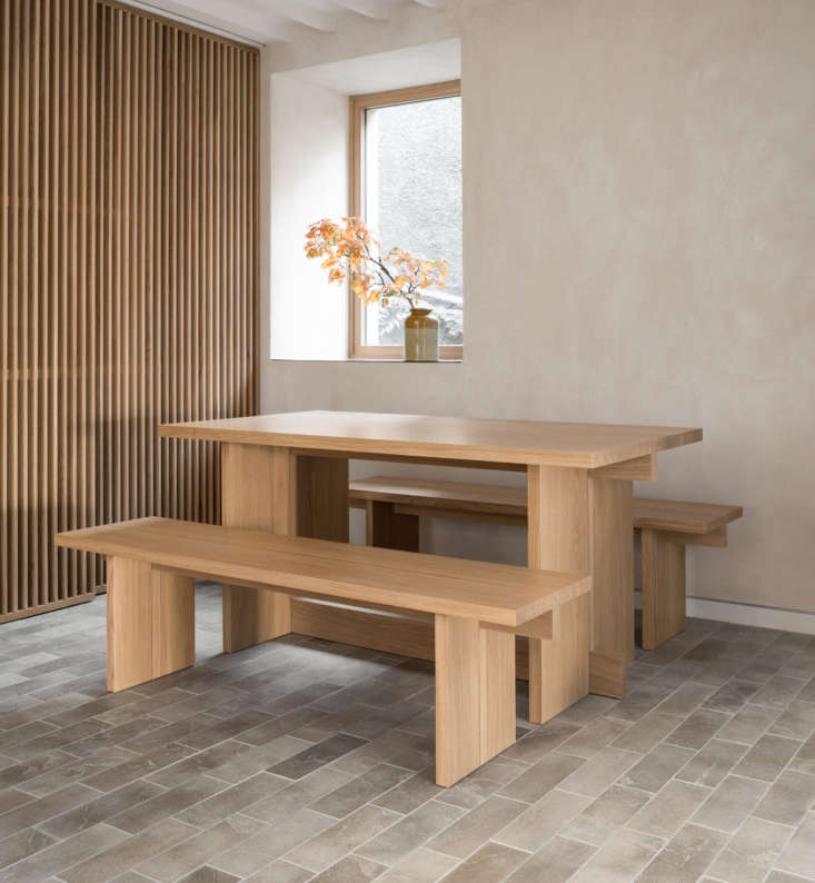 Porteous Studio custom dining table, Edinburgh, Izat Arundell design. Zac & Zac photo.