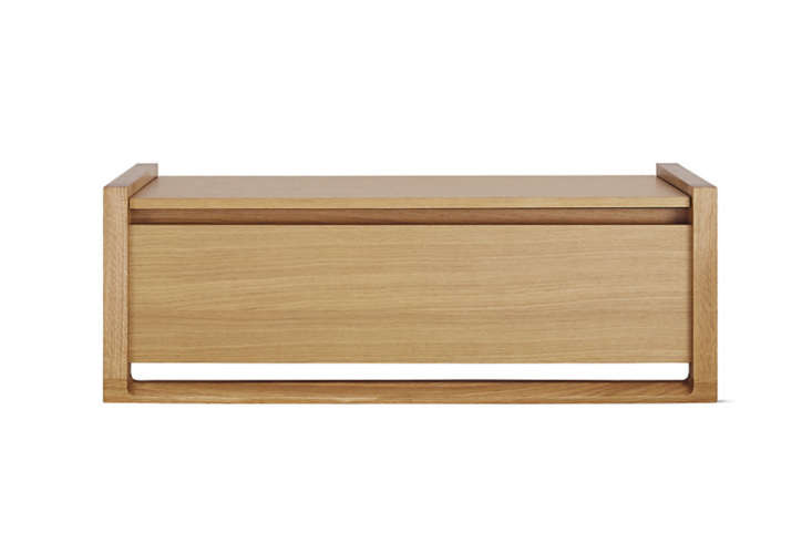 Designed by Sean Yoo for Design Within Reach, the Matera Storage Bench is available in oak and walnut and in sizes small and large; $995 to $1,495. A coordinating Matera Storage Bench Cushion is $195 to $245.