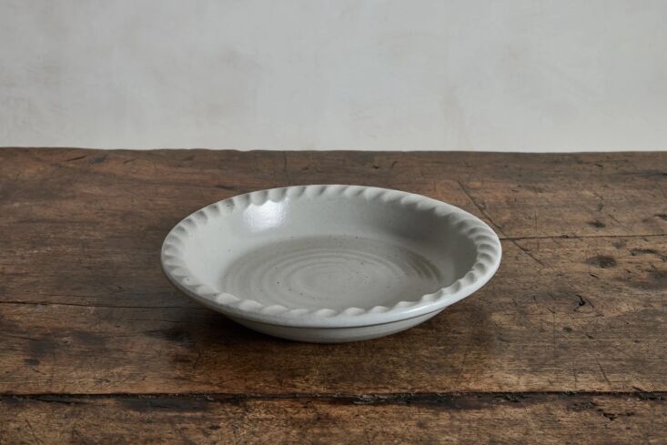 agrarian pie dish in stone from nickey kehoe 9