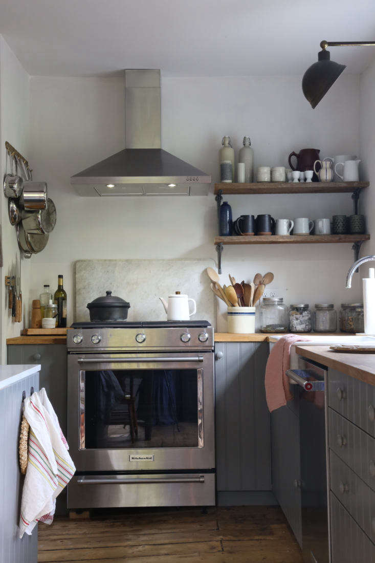 Modern farmhouse kitchen, upstate NY remodel by Amanda Pays. Rebecca Westby photo.