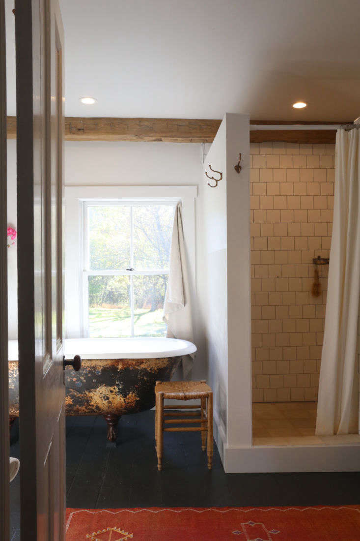 New-old master bath, upstate NY historic house remodel by Amanda Pays. Rebecca Westby photo