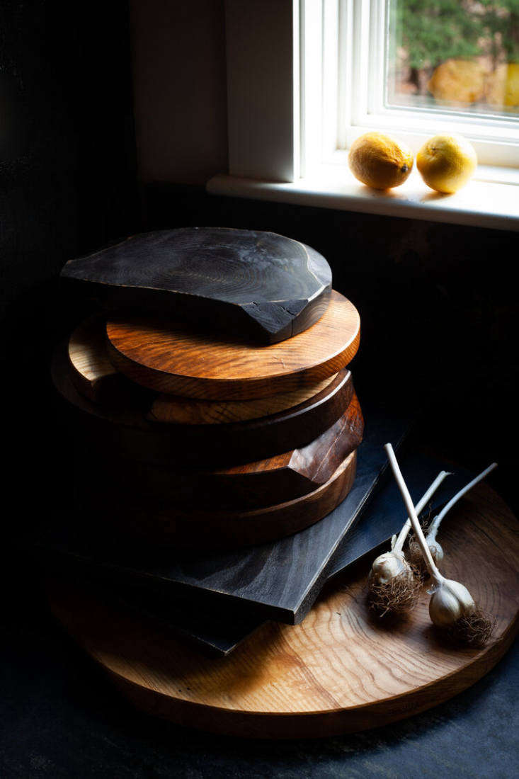 Catskills-based furniture designer Brian Persico also makes artful wood kitchen tools, including organically shaped cutting boards; prices start at $125.