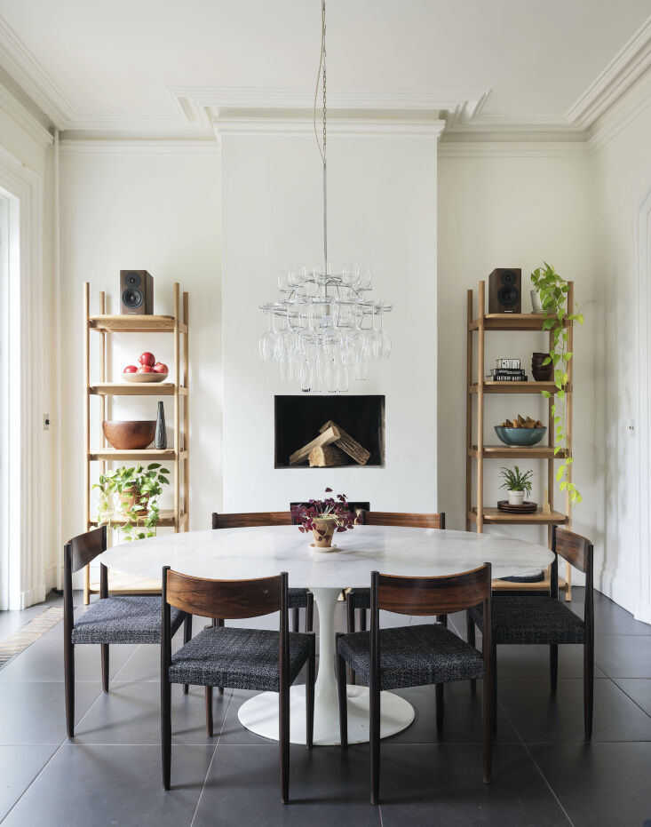 Current Obsessions Upcycled Finds Architect Elizabeth Roberts' own Brooklyn dining room.