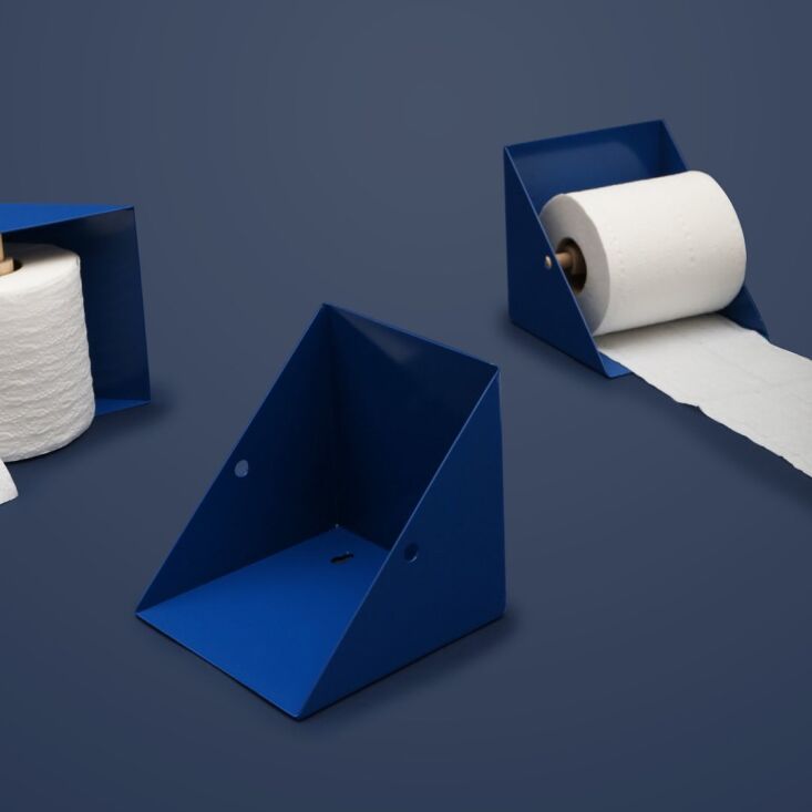 newmade la blue toilet roll holder