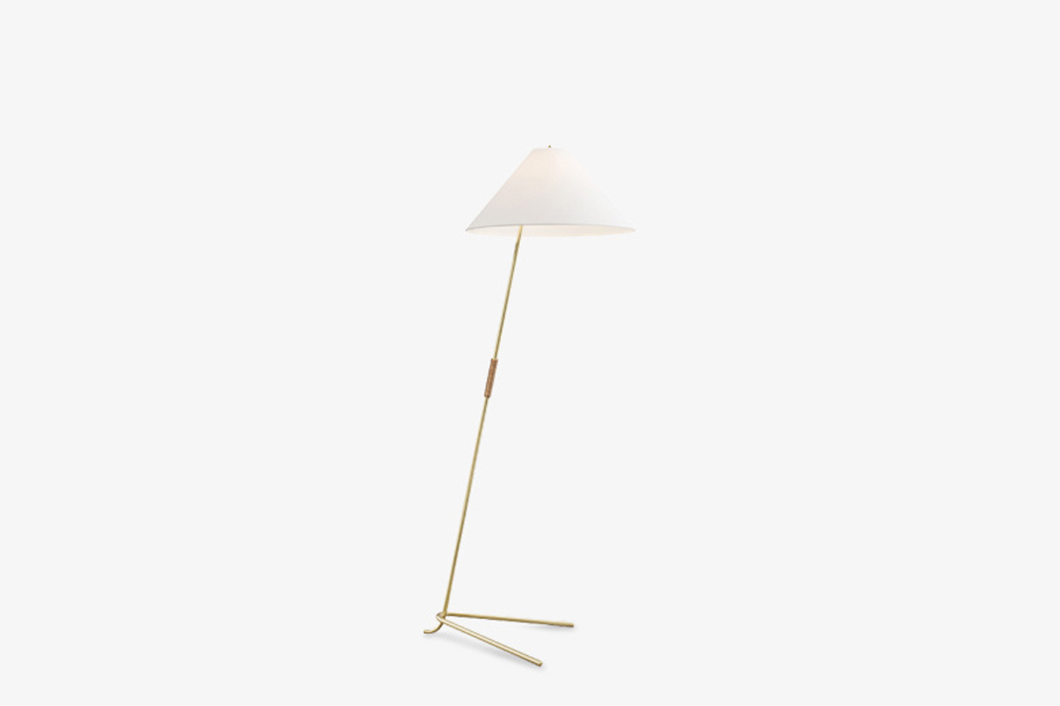 hase bl brass and leather floor lamp 137