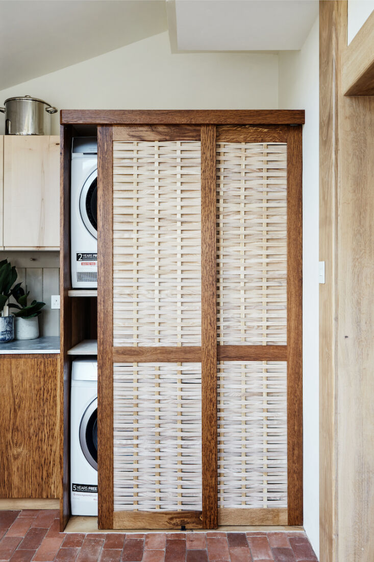 Seb Cox washer-dryer cupboard