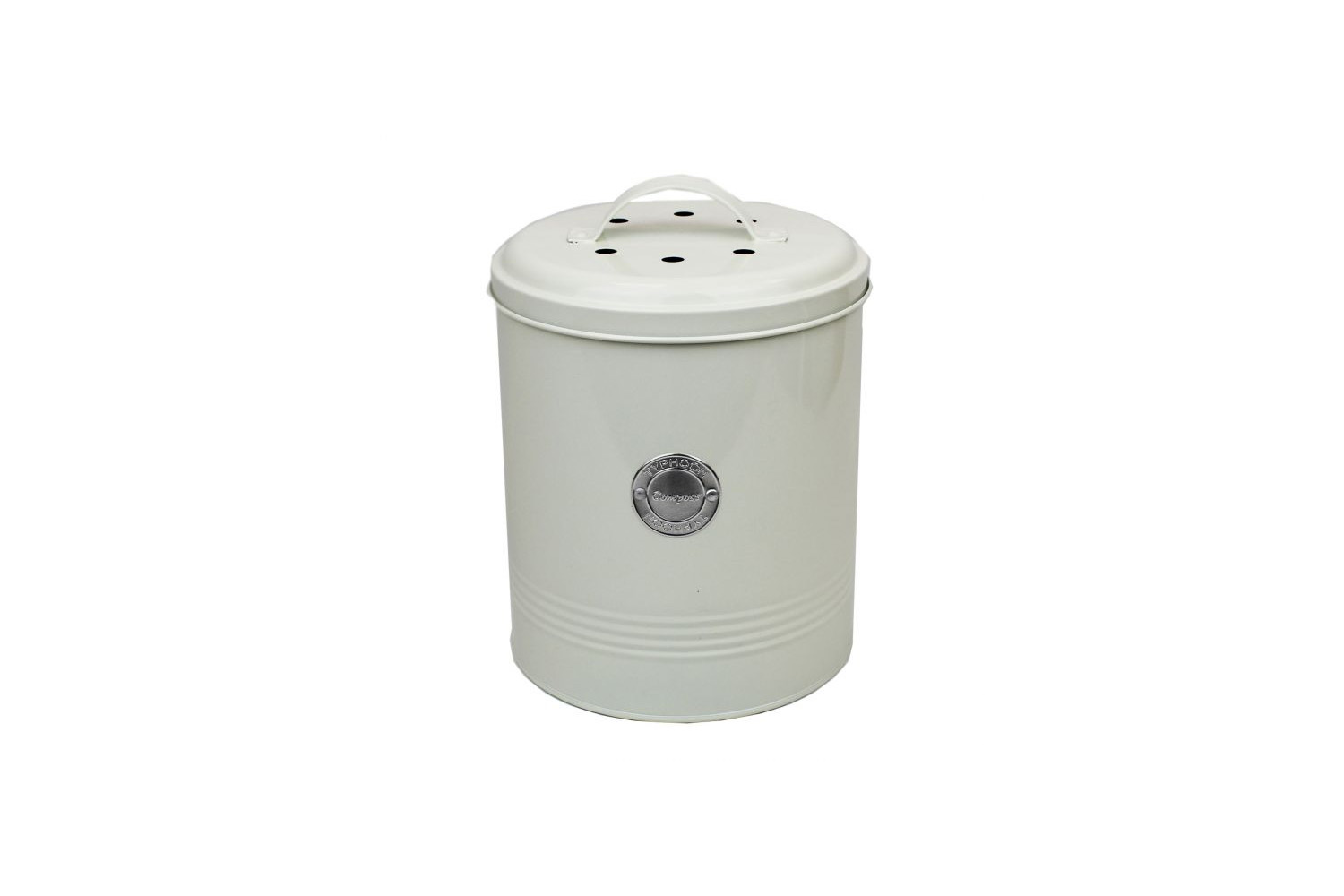 The Living Compost Caddy in Cream is £\17.79 at All Green.