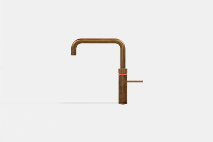 quooker fusion square all in one tap patinated brass 76