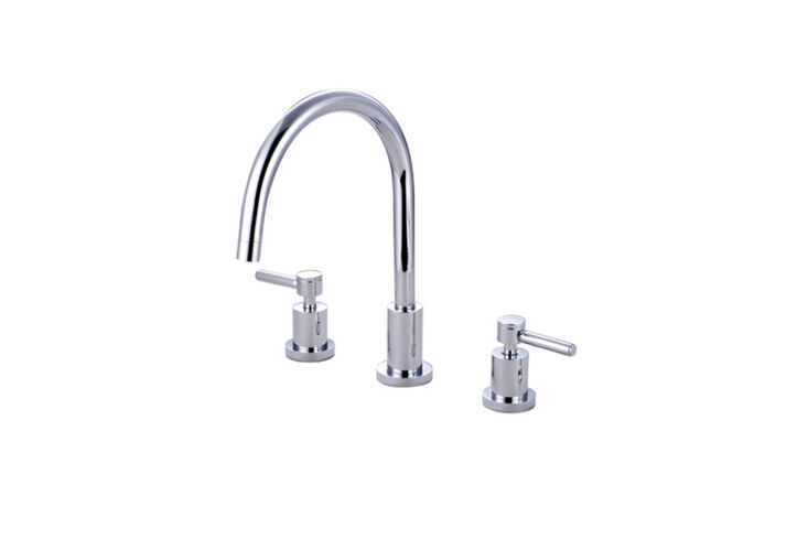 kingston brass concord widespread kitchen faucet 262