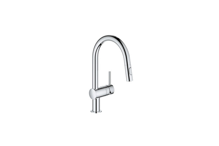 grohe minta single hole pull down kitchen faucet 335