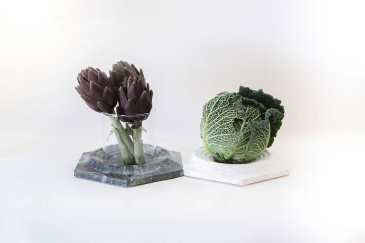 Jihyun David Save Food from the Fridge leafy base for storing cruciferous vegetables.