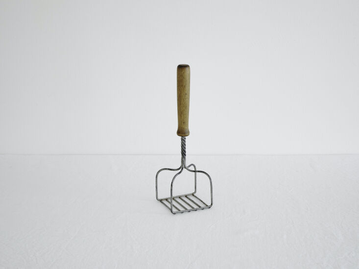 Potato masher from The Low-Impact Home, Remodelista 75, Justine Hand photo. 