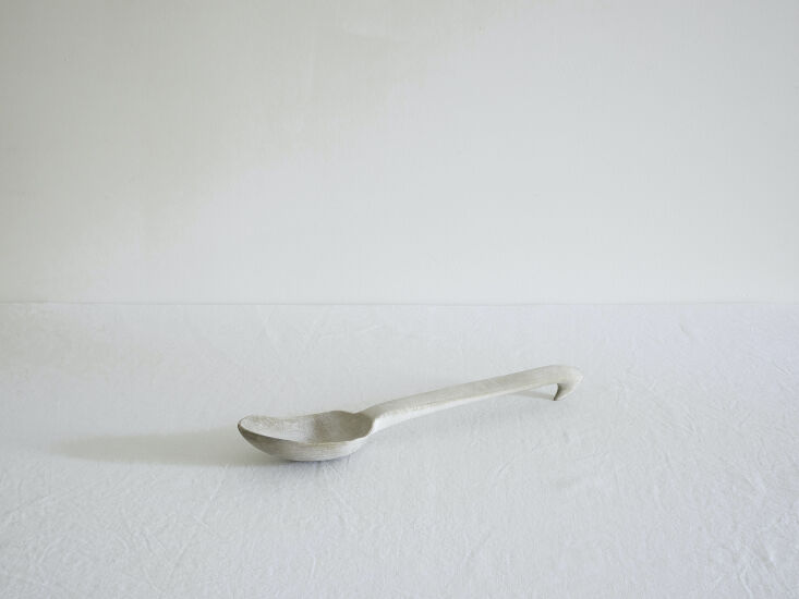Julie's heirloom wooden spoon from The Low-Impact Home, Remodelista 75, Justine Hand photo.