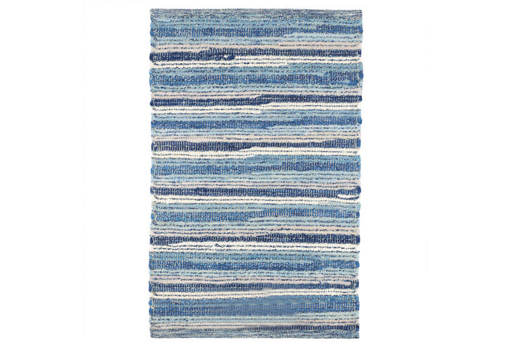 annie selke francisco blue handwoven cotton rug blue 19