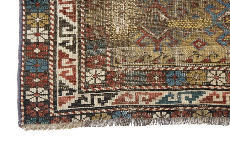 Antique Caucasian Shirvan rug with shashiko mend from Sharktooth, Brooklyn
