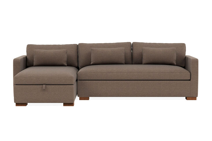 Interior Define Charly Left Chaise Storage Sectional
