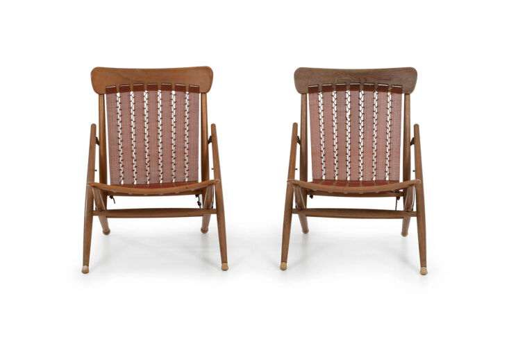 vintage maruni mokko folding chairs 2