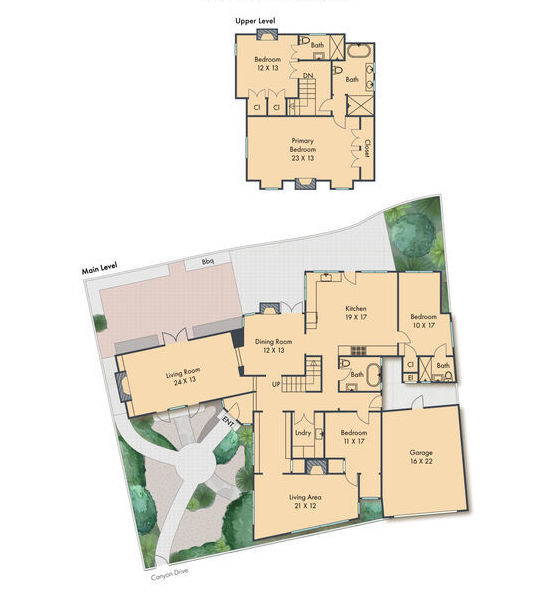 plano de planta de remodelación tudor por ome dezin 14