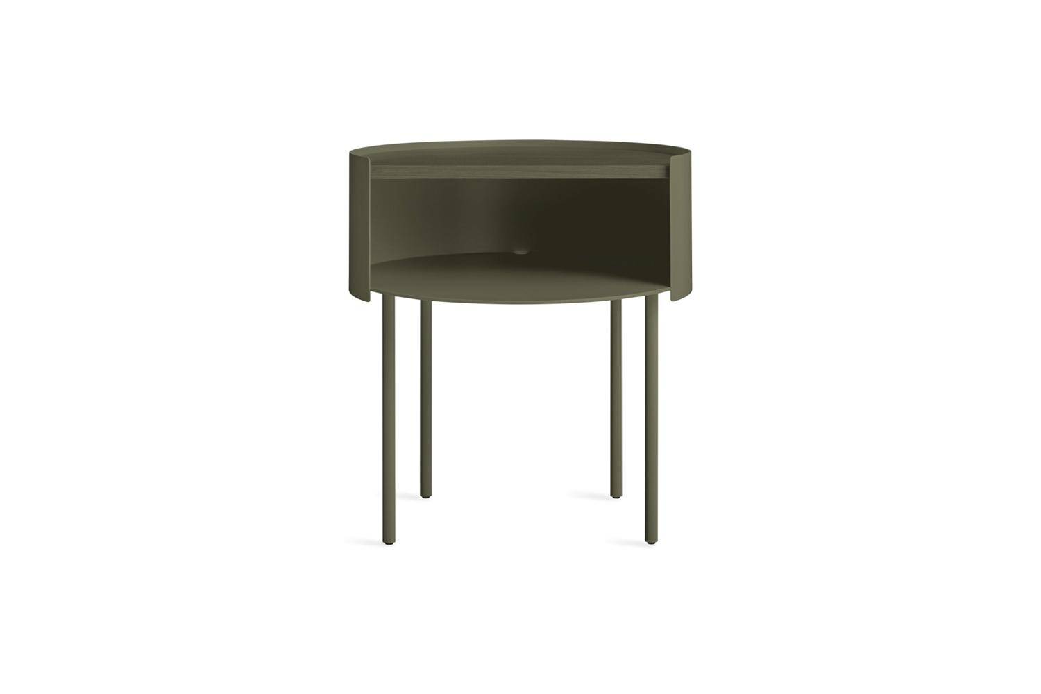 the li&#8\2\17;l something side table in dark olive is \$395 at blu dot. 29