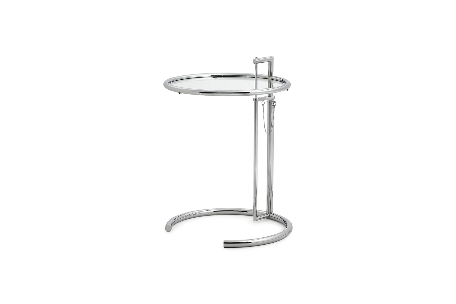 the classic eileen grey design, the e\10\27 adjustable side table is made of tu 24