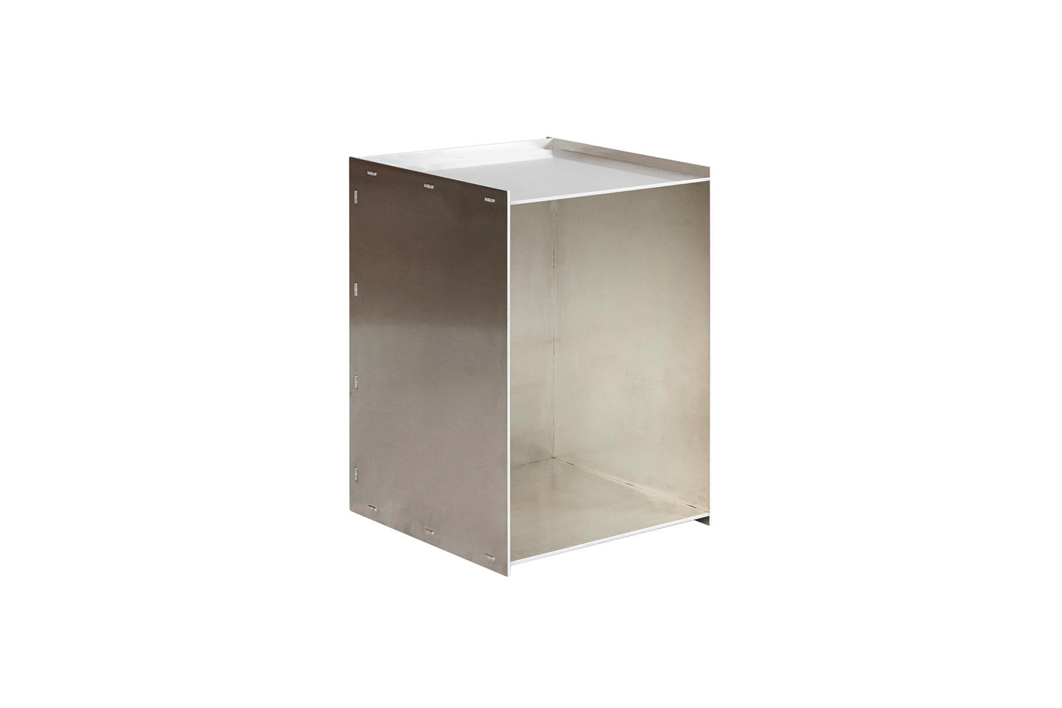 the frama rivet box table made of aluminum is \$8\27 at finnish design shop. 20