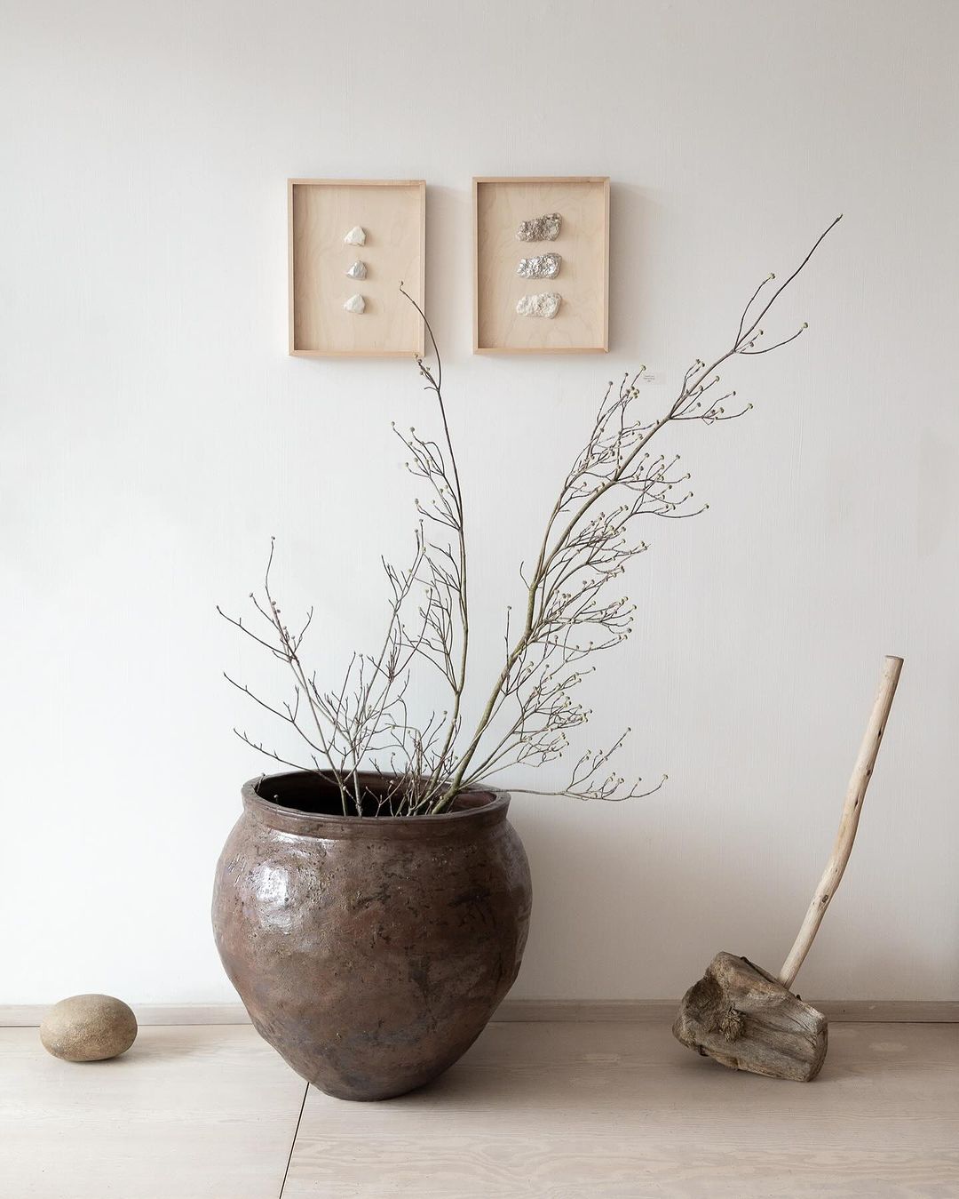 antique japanese planter and antique mallet from mjolk 30