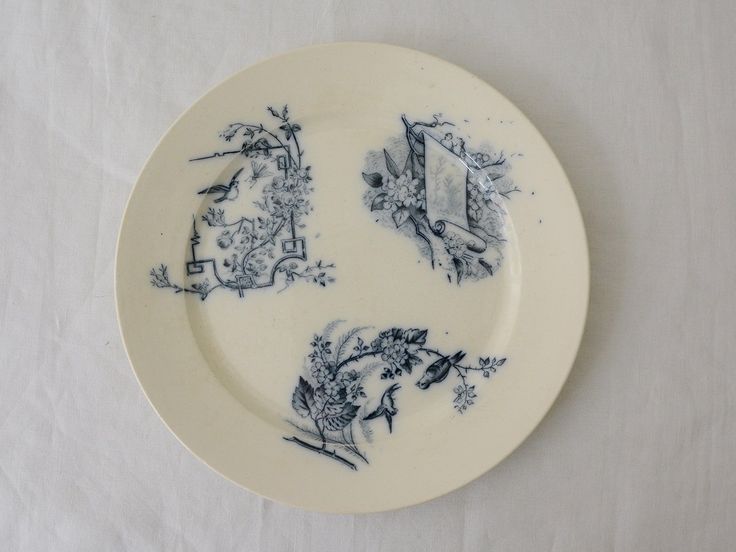 french vintage ironstone plate from makié nyc 171