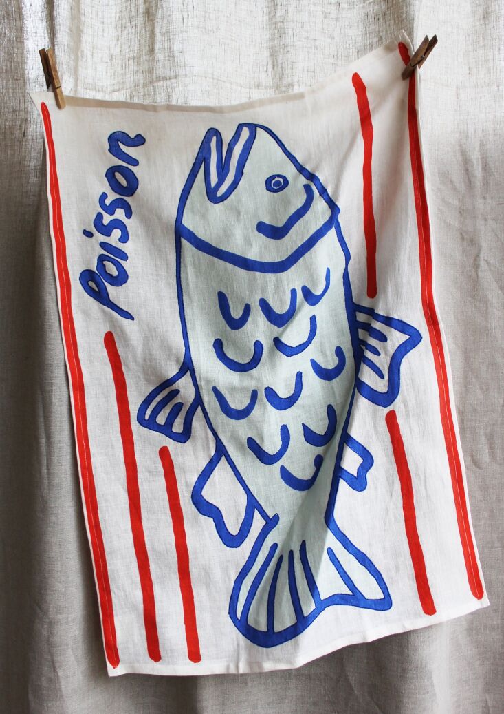 poisson tea towel from amuse la bouche 15