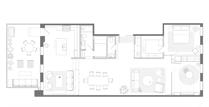 adam\2\17;s floor plan for the remodel retains the openness of the origi 29