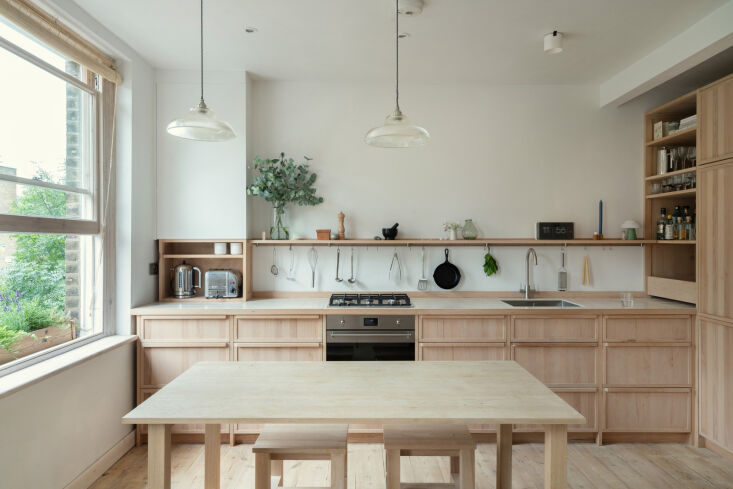 craig chose soaped beech wood for their kitchen cabinets. \2\20;i learnt 17