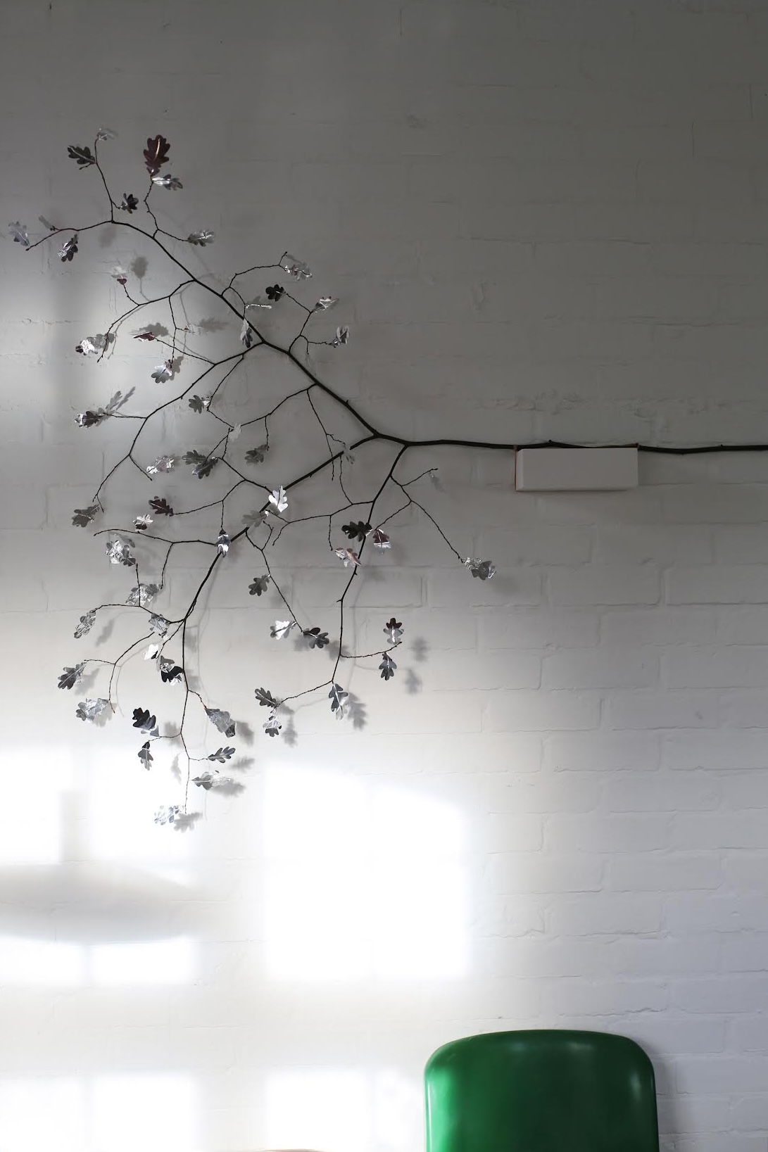 Shining in the light.