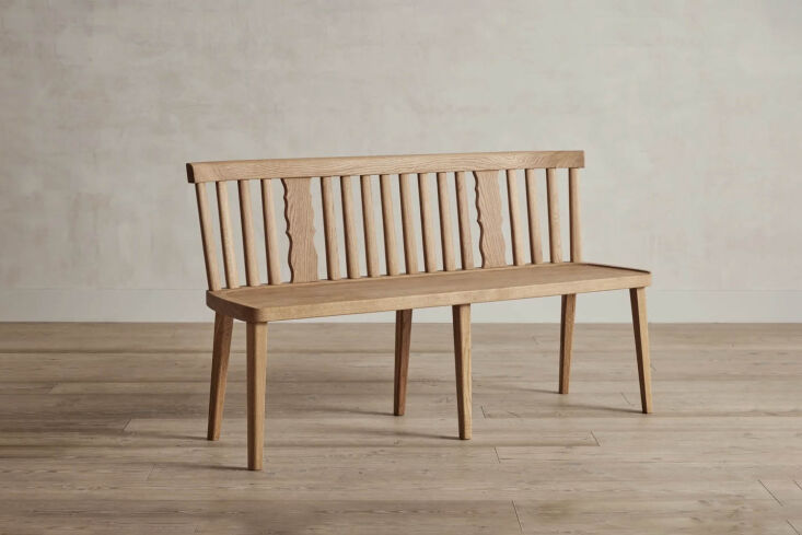 nickey kehoe swiss back bench natural oak 15