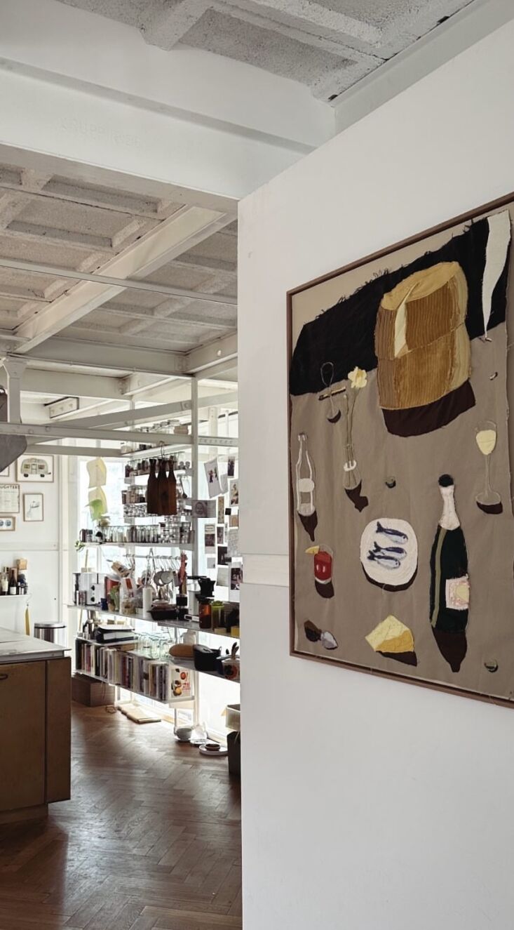 andrew pierce scott tabletop tapestry in architectural designer esther stam's a 1