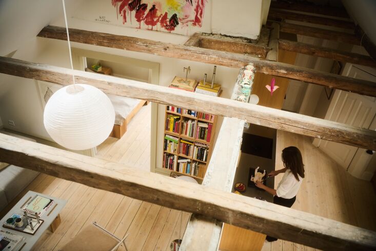 freja and magnus bak josias open attic in their carriage house in copenhagen. 16