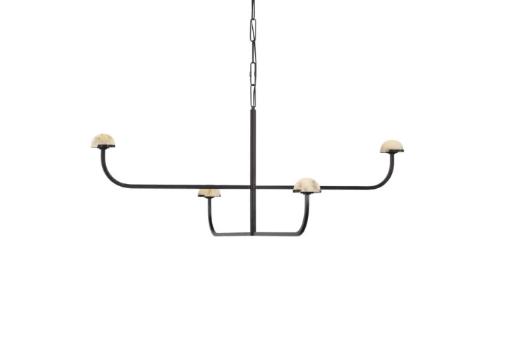 kelly wearstler pedra two tier shallow chandelier 12