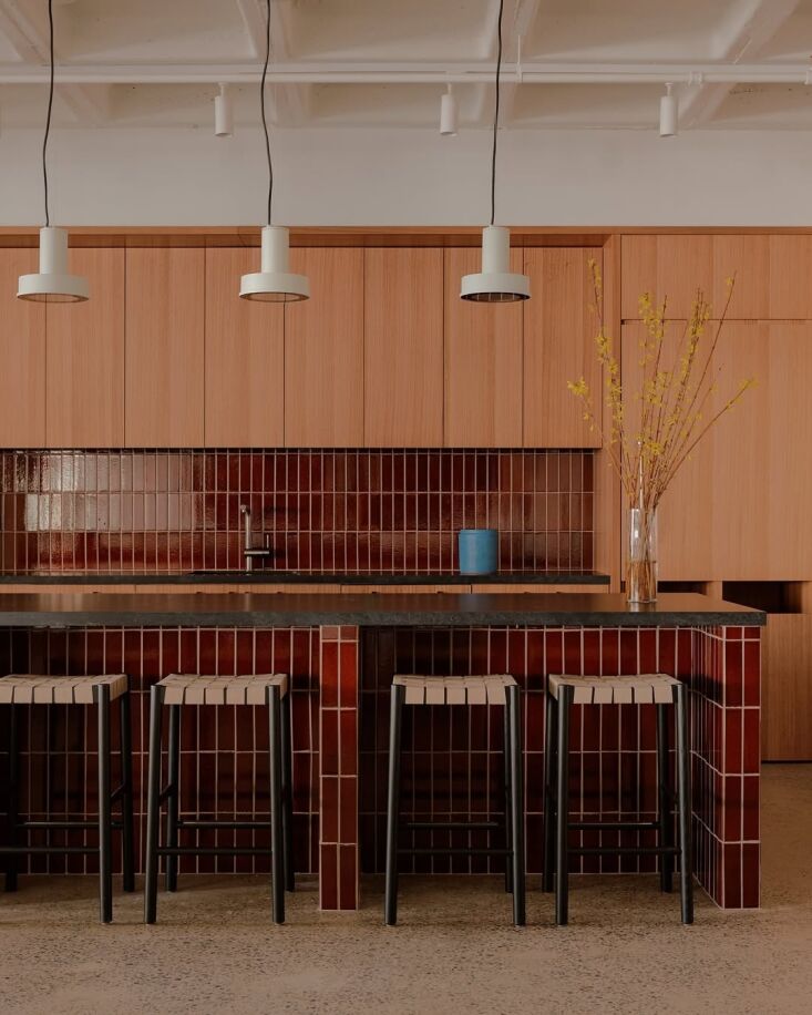 float studio financial firm office kitchen in nomad nyc. 4